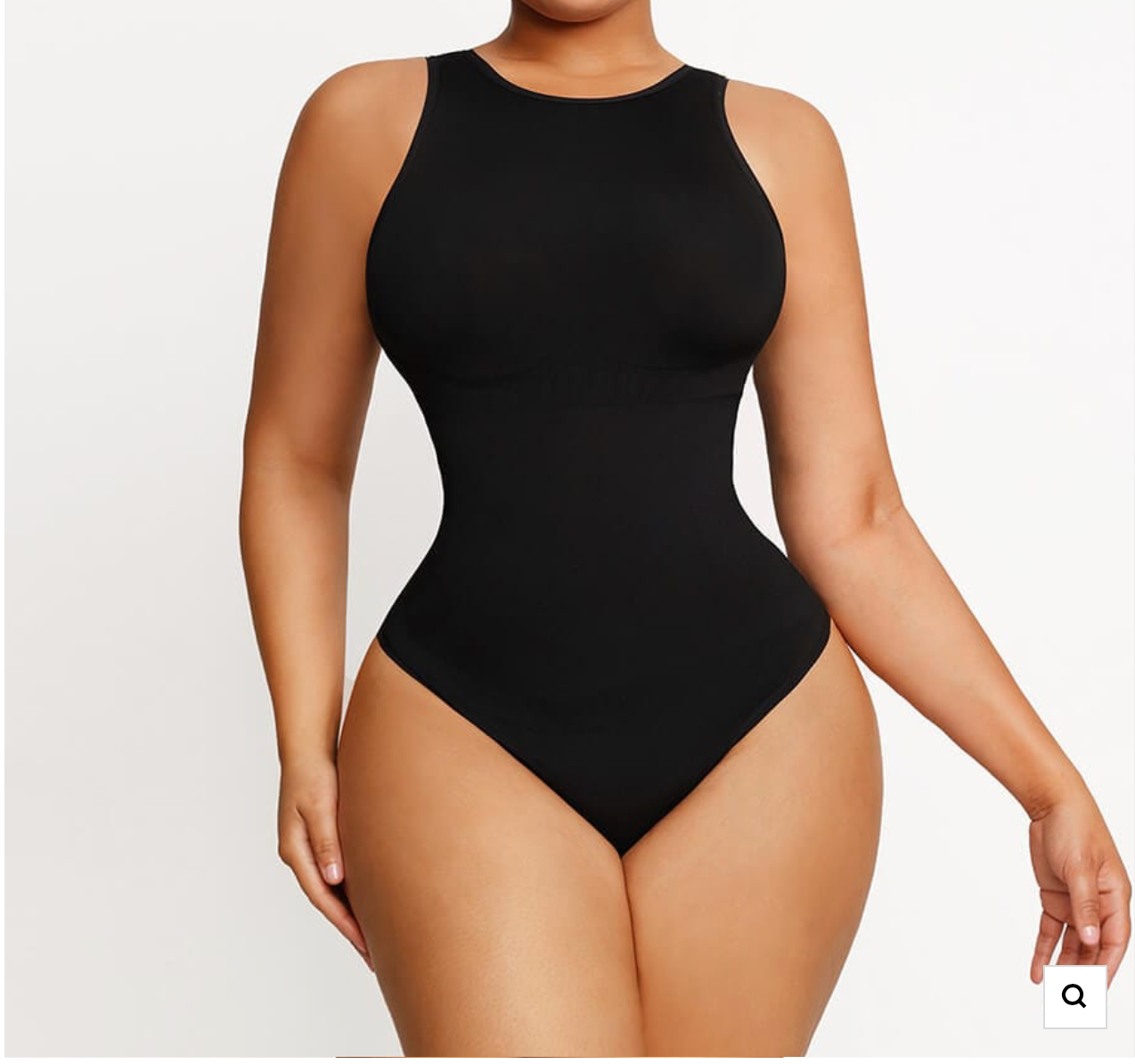 Seamless Outer Crew Thong Bodysuit - Snatch Bans