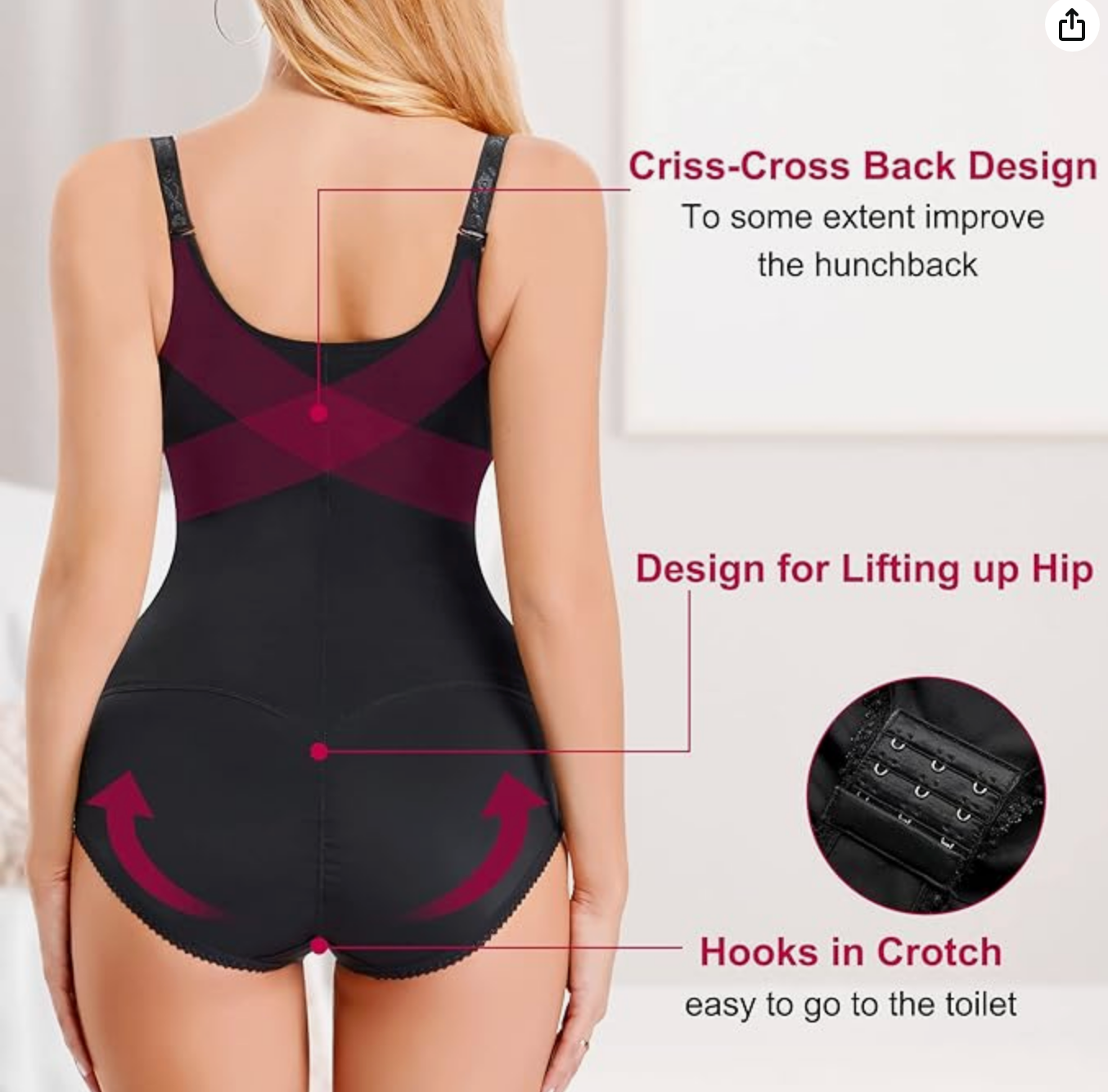 Tiffany Waist Trainer Corset Tummy Control Shapewear Bodysuit - Snatch Bans