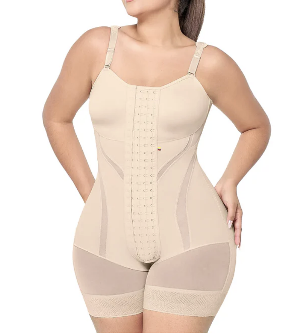 HIGH COMPRESSION COLOMBIAN SHAPEWEAR BODYSUIT TUMMY CONTROL COMPRESSION GARMENT FAJAS COLOMBIANAS