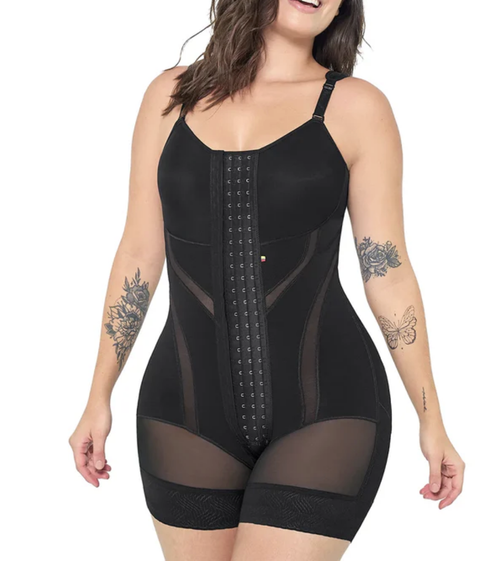 HIGH COMPRESSION COLOMBIAN SHAPEWEAR BODYSUIT TUMMY CONTROL COMPRESSION GARMENT FAJAS COLOMBIANAS