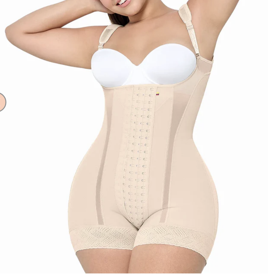 TUMMY CONTROL SHAPEWEAR BODYSUIT FOR WOMEN ULTRA COMPRESSION FAJAS COLOMBIANAS