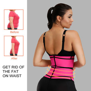 Slimming Double Belts Waist Cincher Rubber Slimming Tummy - Snatch Bans