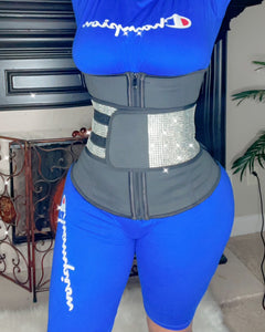 Beautiful Diamond Single 100% Latex Waist Trainer - Snatch Bans