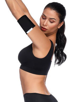Women Neoprene Adjustable Mobile Phone Arm Bag Rose Red Breathable - Snatch Bans