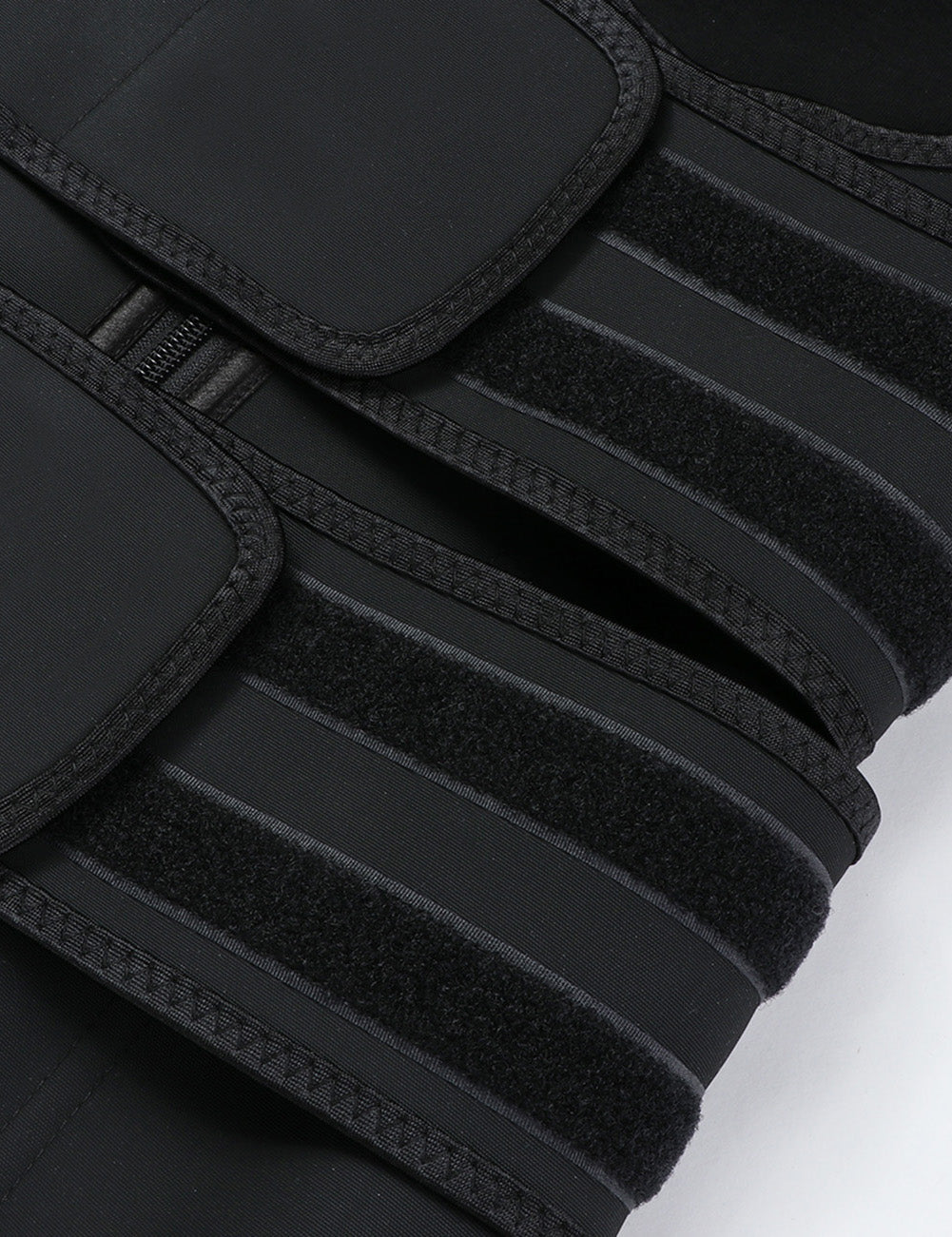 High Power Black Double Belts Sticker Vest Shaper Big Size Curve Shaping - Snatch Bans