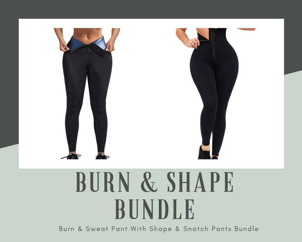 Double DEAL Neoprene Leggings Shaper 3 Rows Hooks High Rise Figure Slimmer & - Snatch Bans