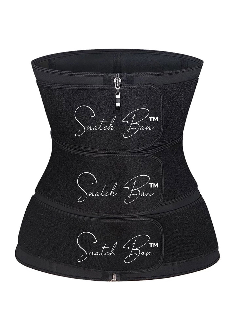 NEW FULL COVERAGE LOSE WEIGHT WAIST TRANER - 9 bones Triple Strap Slimming Waist Trainer - Snatch Bans