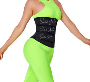 LATEX BEST QUALITY- Black Triple Belt Latex Waist Trainer Big Size Highest Compression - Snatch Bans