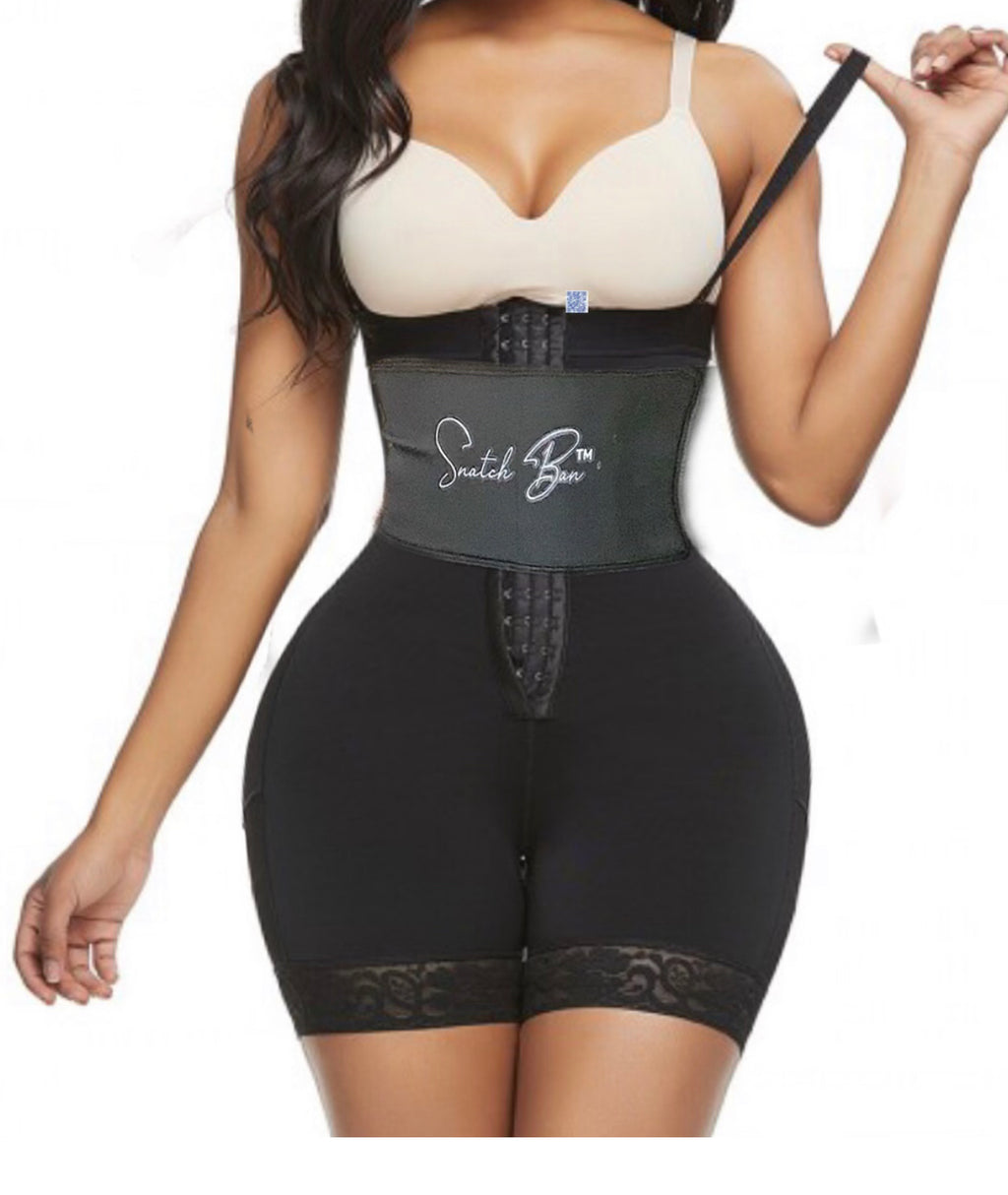 NOW Durable Black High Waist Butt Shapewear Large Size Tummy – Snatch Bans