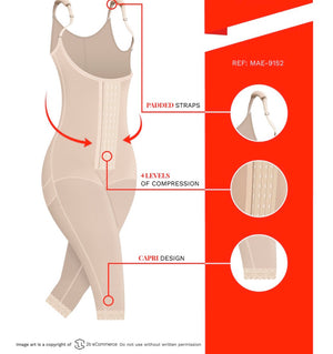 Stage 1 Postoperative Women's Shapewear with Shoulder Pads | Daily and Postsurgical Use - Snatch Bans