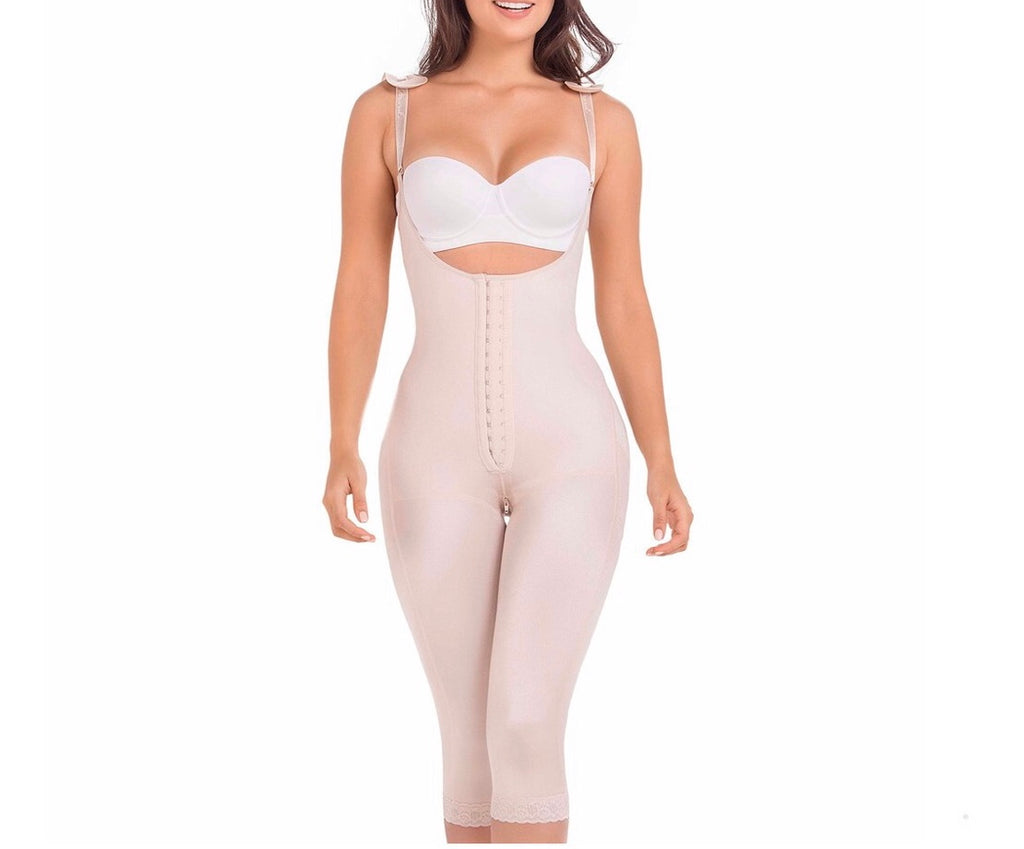 Postsurgical Full Body Shaper for Women | Open Bust with Front Closure - Snatch Bans
