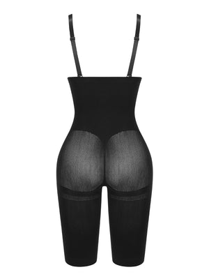 Miracle Black Full Body Shaper Mesh Straps Seamless Supper Fashion 06/05 - Snatch Bans