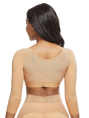 Contouring Sensation Black Crop Shapewear 3-Row Hooks Plus Size Tight Fitting - Snatch Bans