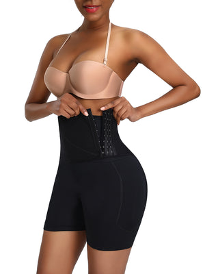 NOW Natural Shaping Black High Waist Shaper Pants Large Size - Snatch Bans