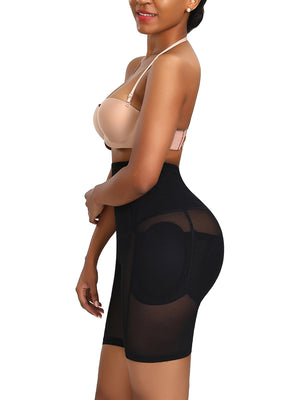 Exclusive Black Butt Lifting Mesh Spliciling - Snatch Bans