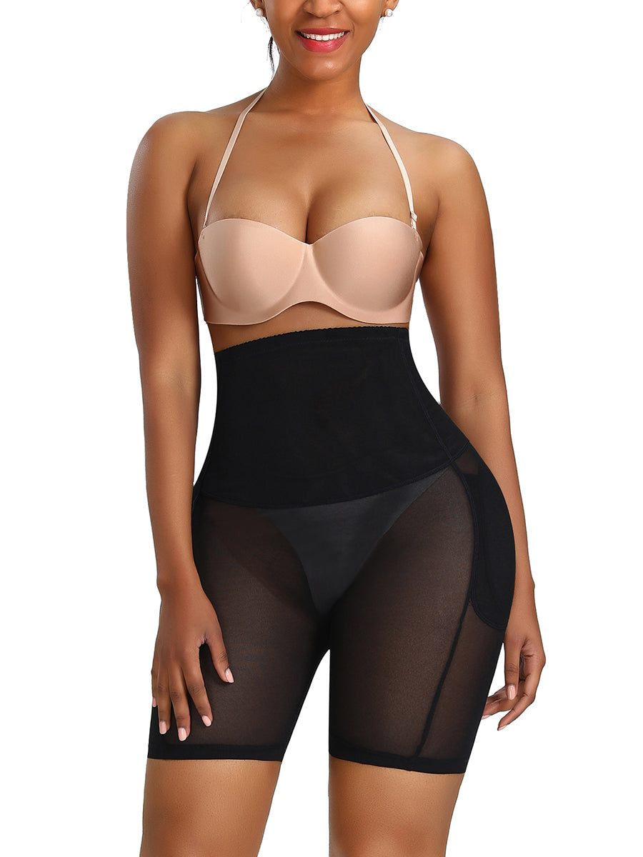 Exclusive Black Butt Lifting Mesh Spliciling - Snatch Bans