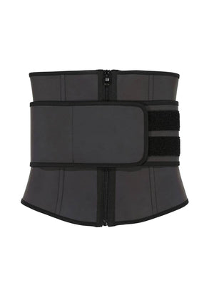 Rainbow Reflective Latex Waist Trainer Compression Silhouette - Snatch Bans