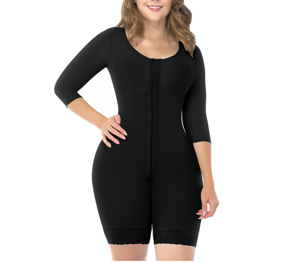 Colombianas Top Post Surgery Full Shapewear with Built-in Bra for