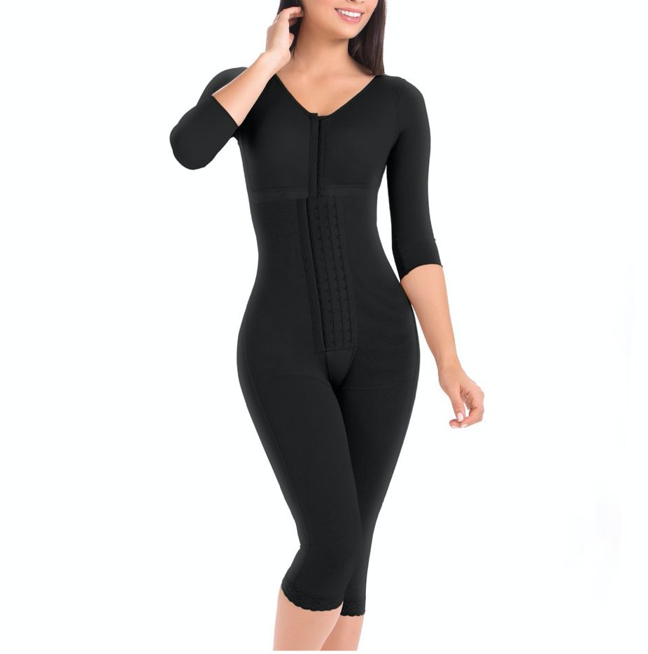Post Surgery Full Body Shapewear with Sleeves - Snatch Bans