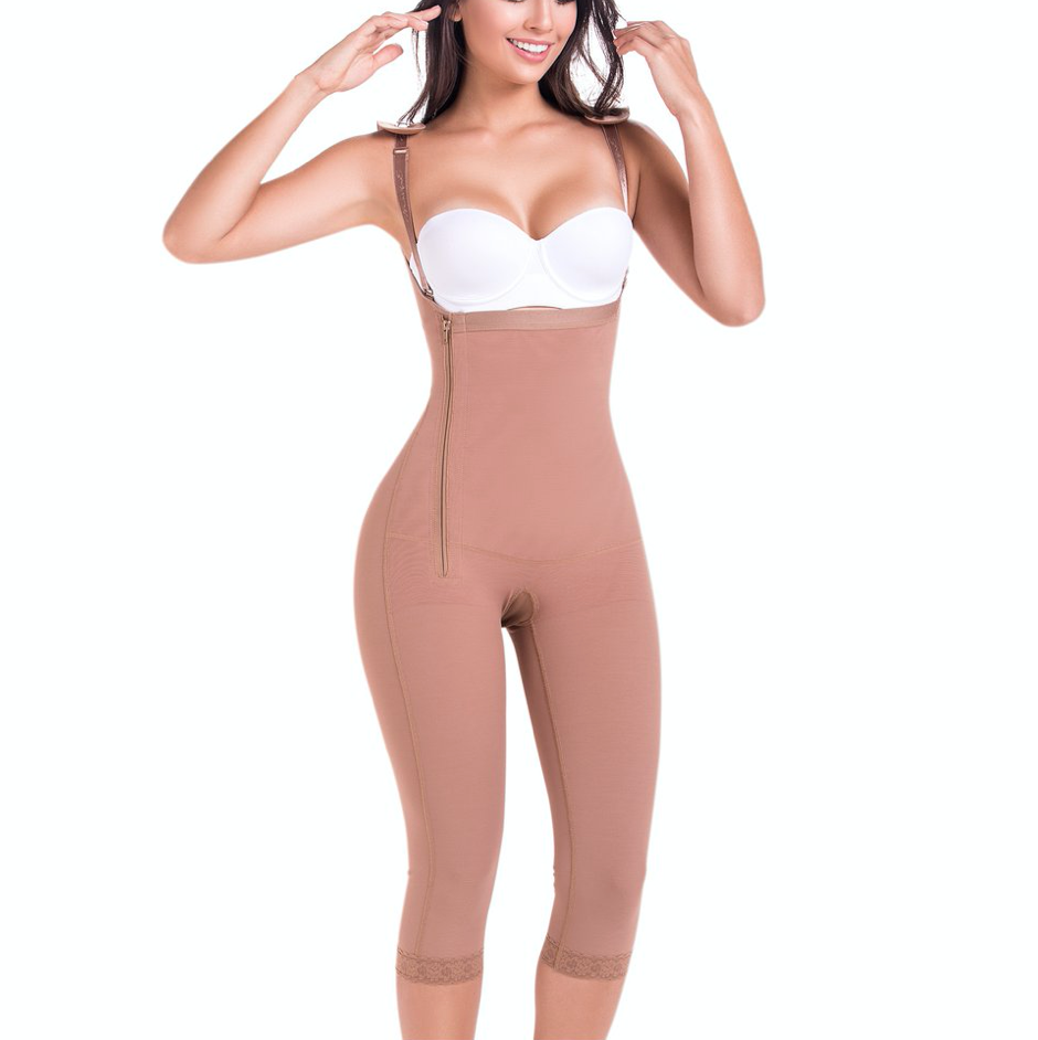 Capri Full Body Shaper for Women | Butt Lifter & Tummy Control Post Surgery Girdle - Snatch Bans