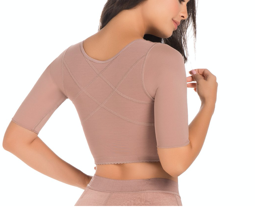 harmtty Women Crop Top Posture Corrector Safe Compression Front