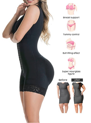Shapewear Bodysuit | Postpartum | Post Surgery with Waist Wrap - Snatch Bans