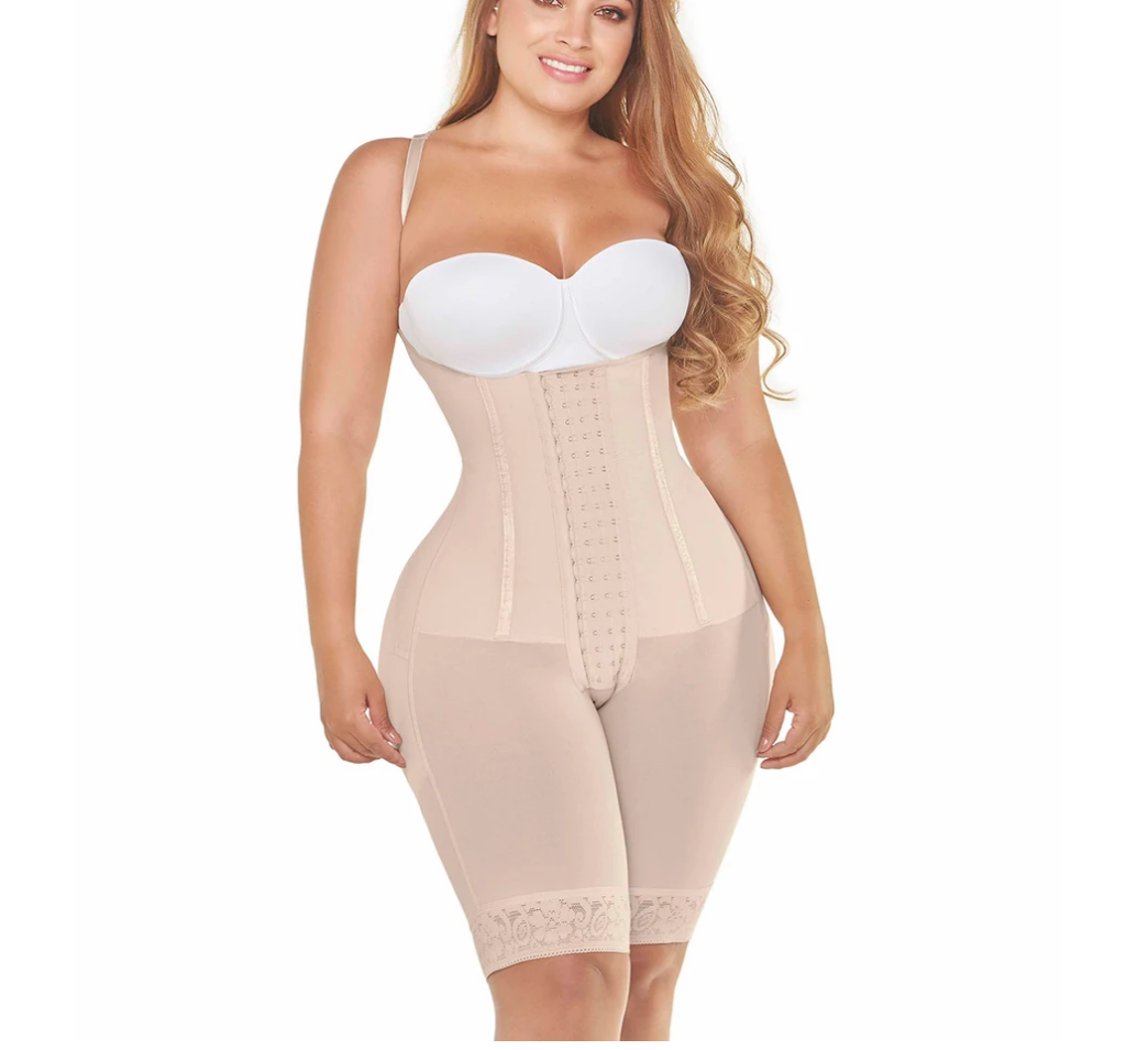 Small Waist Stage 2 Fajas Colombiana's Open Bust Bodysuit - Snatch Bans