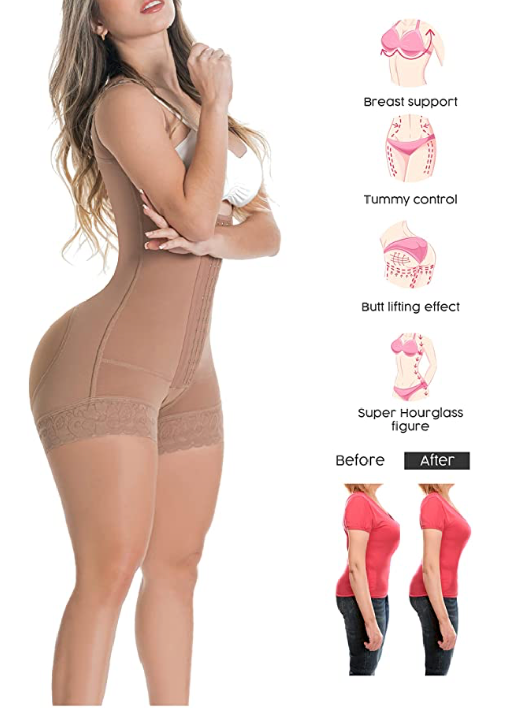 Fajas Colombianas  Cesarea Colombian Post Surgery Shapewear - Snatch Bans