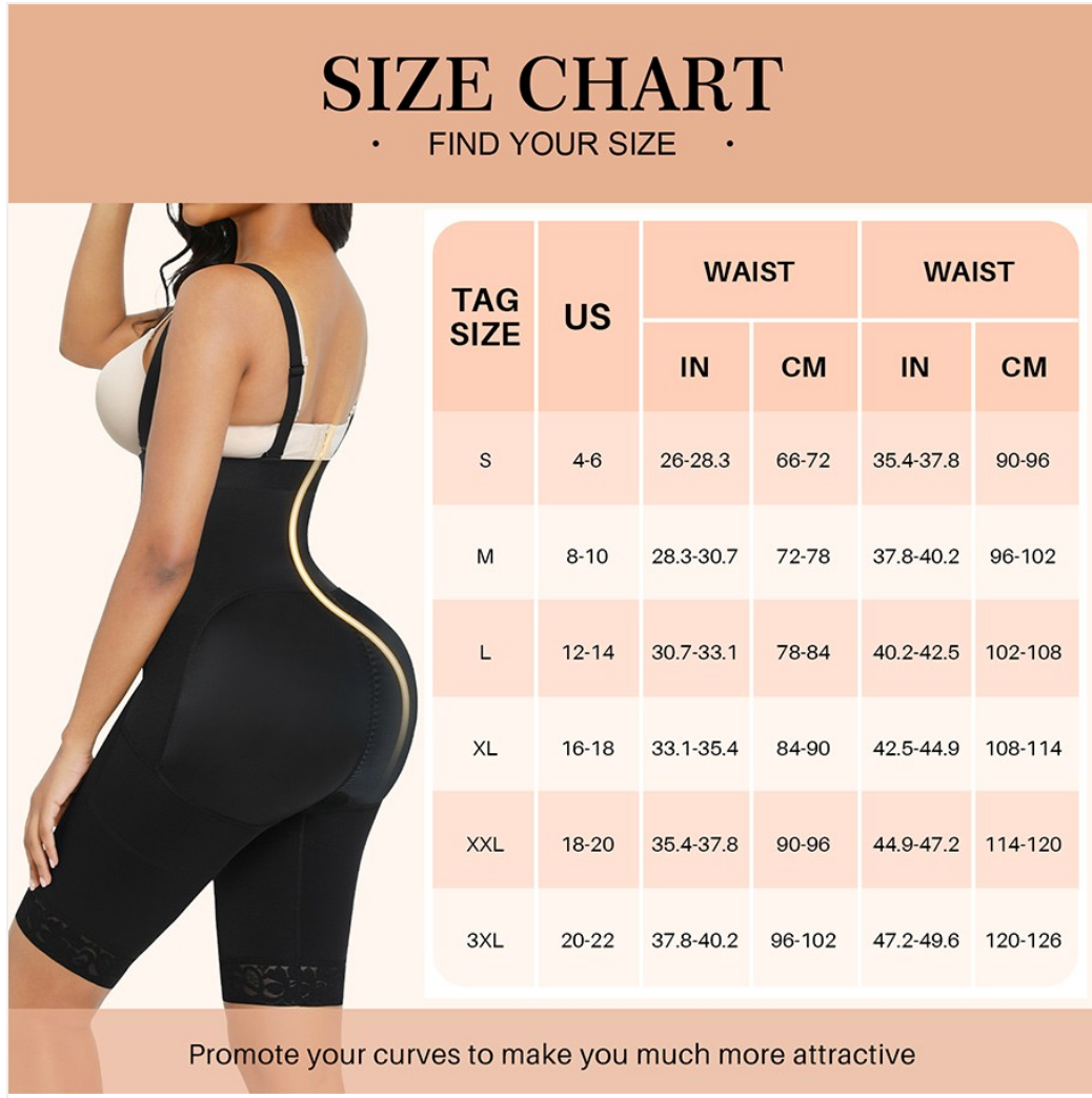 New High Waist Abdomen Trimmer Full Body Shaper For Women Butt Lifter - Snatch Bans