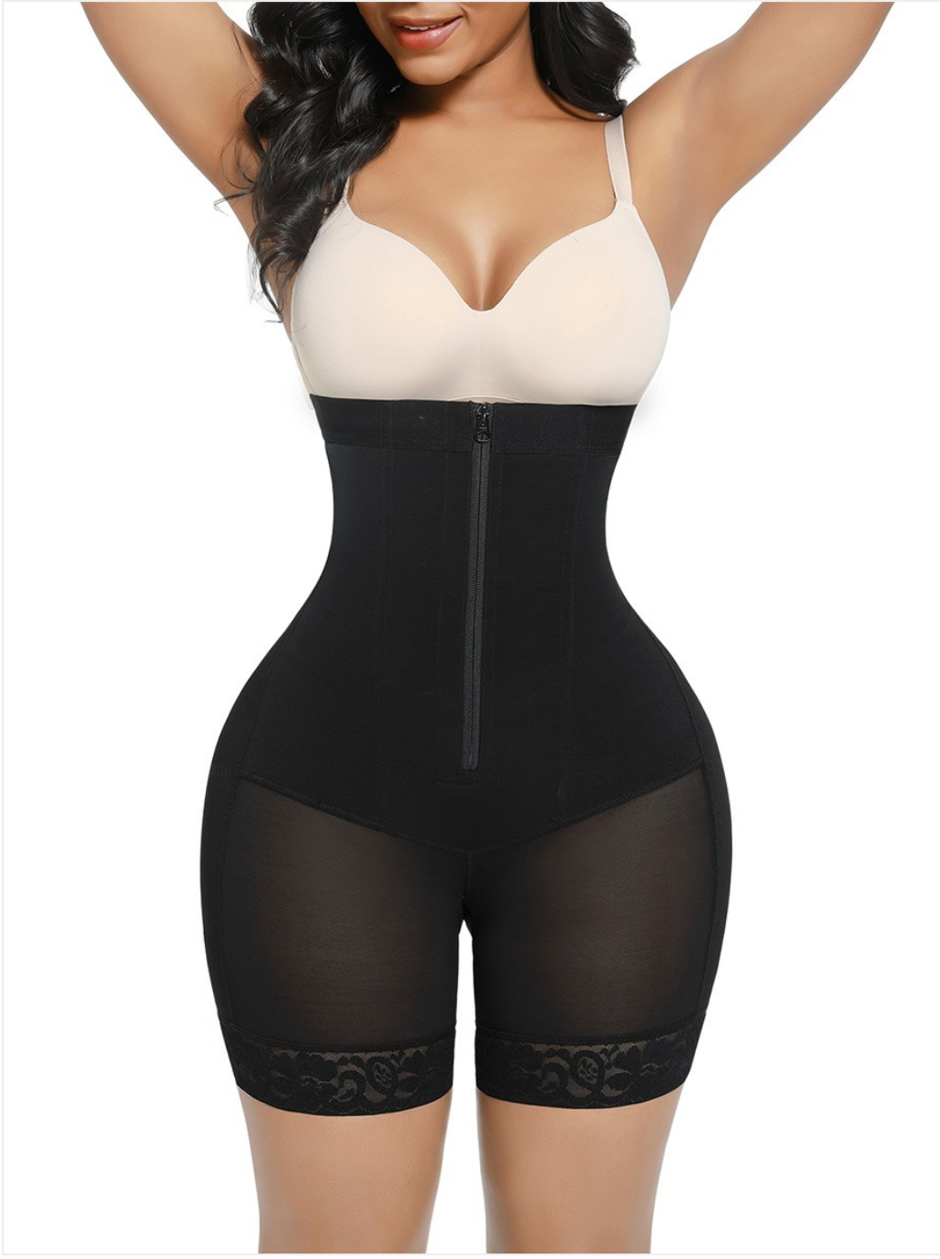 High Quality High Waist Adjust Hooks And Zipper Women Tummy Trimmer Shapewear Hip Enhancer - Snatch Bans