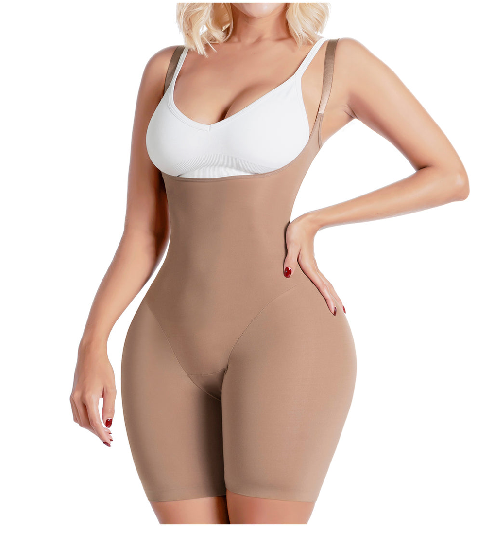 Traci Length Shape wear Bodysuit for Women | Everyday Use Shapewear Girdle | Spandex - Snatch Bans