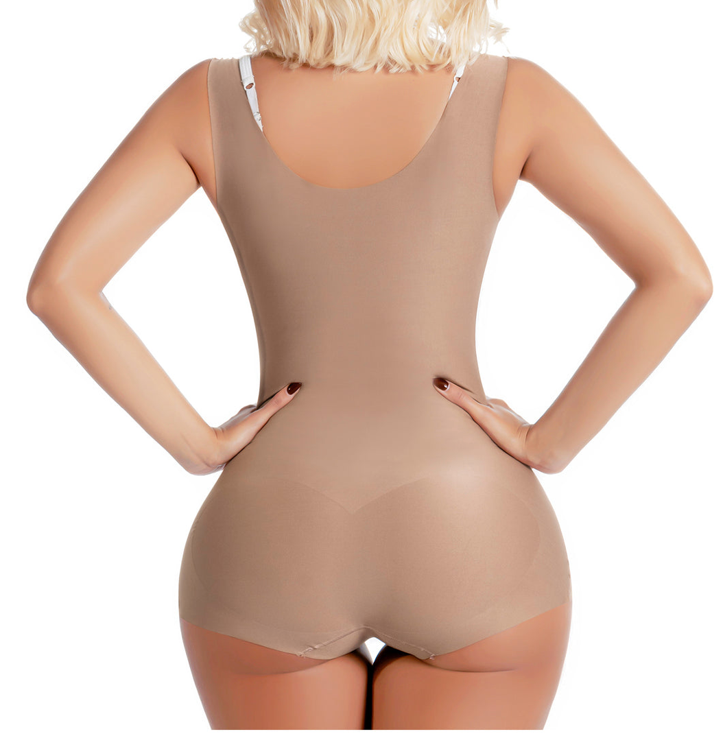 Tammi Open Bust Daily Use Bodysuit Tummy Control for Women | Spandex - Snatch Bans
