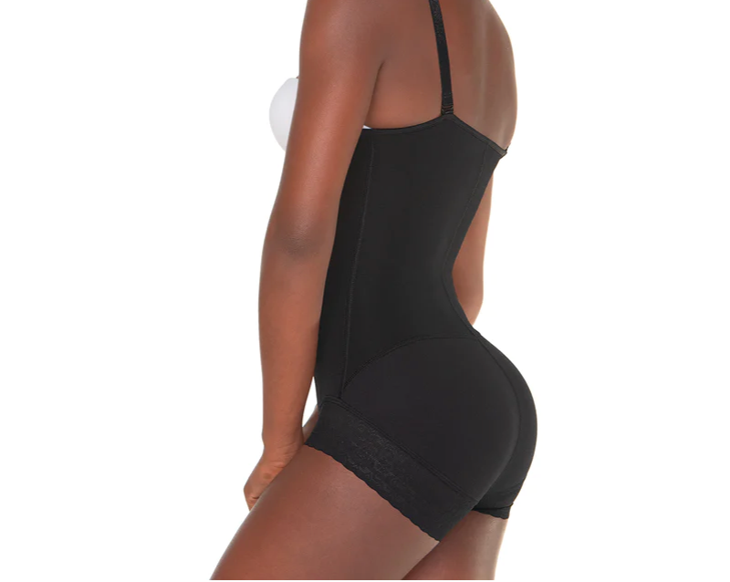 Miss Curvas fajas colombianas on Instagram: ✨ Unleash your confidence with  our 023N Shapewear! ✨ This sleek black bodysuit features a covered back,  free-breast design, short sleeves, butt-lifting band, and a convenient