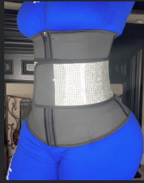 Beautiful Diamond Single 100% Latex Waist Trainer - Snatch Bans