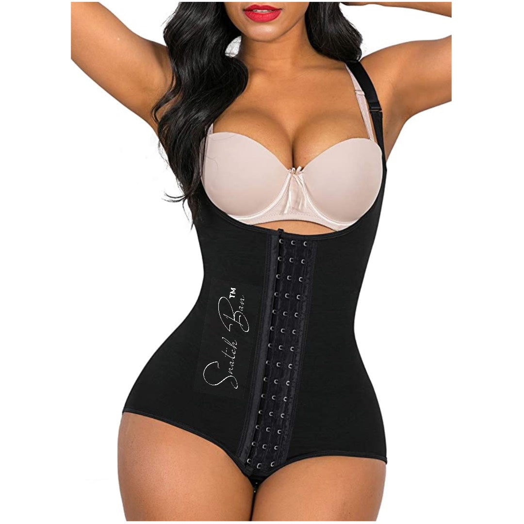 Latex Tummy Control Shapewear Mesh Butt Lifter Bodysuit