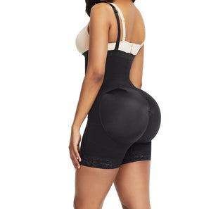 Bandage Black Detachable Straps Side Zip Body Shaper Ultra Cheap WITH NO BAN 27 - Snatch Bans