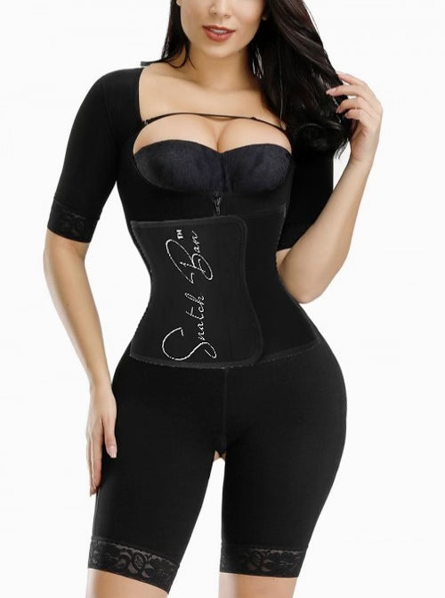 Amazing HIGH Black Hooks Waist Trainer Shapewear Leggings Figure Slimm –  Snatch Bans