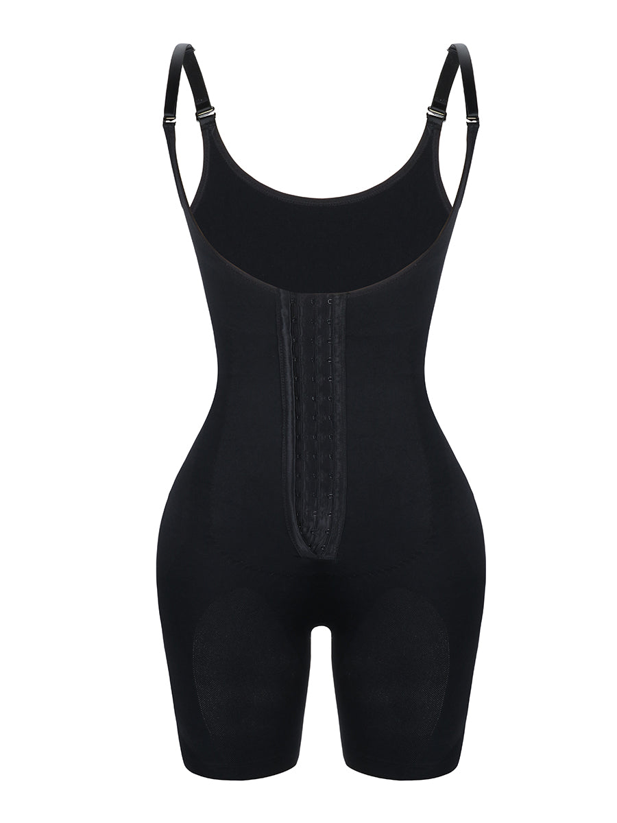 NO COMPRESSION ON BUTT OR HIPS / Chrisy 95 -  3 Rows Hooks Open Crotch Body Shaper Waist Control - Snatch Bans