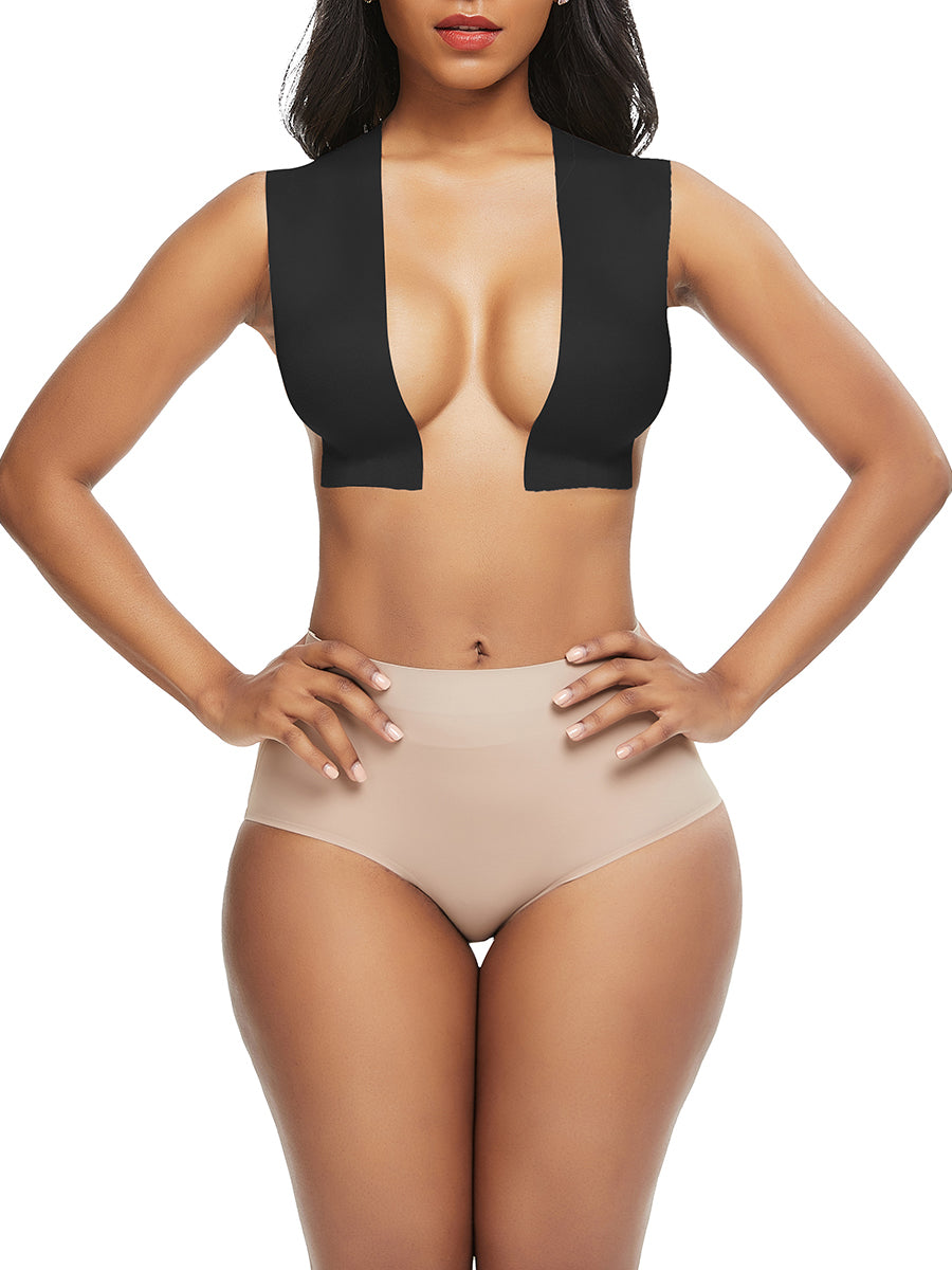 Strapless Uncut Adhesive DIY Boob Lift Tape Compression Silhouette - Snatch Bans