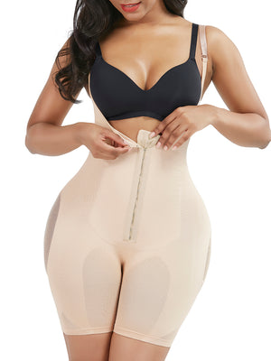NO COMPRESSION ON BUTT OR HIPS / Chrisy 95 -  3 Rows Hooks Open Crotch Body Shaper Waist Control - Snatch Bans