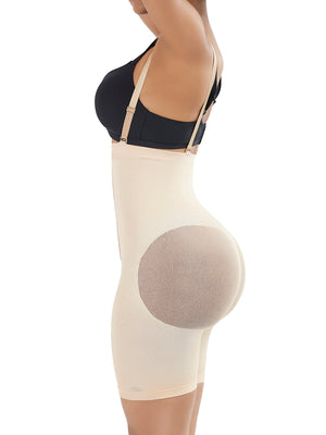 No Compression on butt and hips Body Shaper Plus Size Adjustable Strap Good Elastic - Snatch Bans