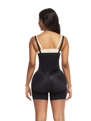 Bandage Black Detachable Straps Side Zip Body Shaper Ultra Cheap  (Extreme Snatch) 27 - Snatch Bans