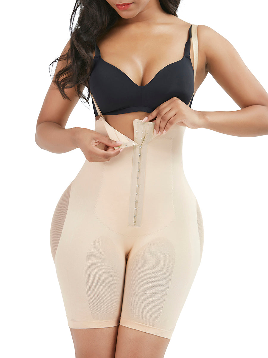No Compression on butt and hips Body Shaper Plus Size Adjustable Strap Good Elastic - Snatch Bans